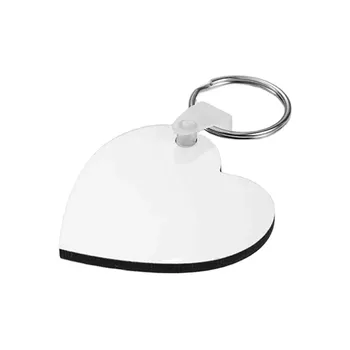 Llavero MDF Sublimable - Forma Corazon