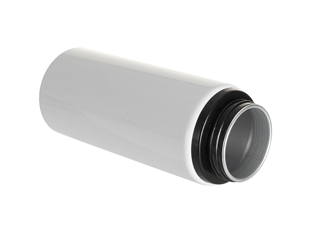 Tomatodo Blanco con Tapa PET y Caña · 600 ml