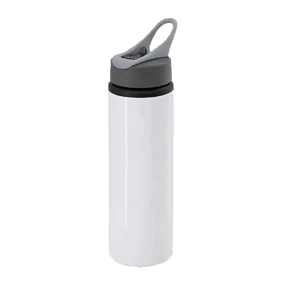 Tomatodo Blanco con Tapa PET y Caña · 600 ml