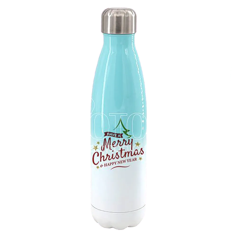 Doceperu Botella lechera doble pared celeste · 500ml