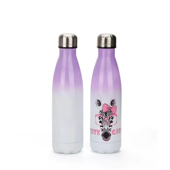 Doceperu Botella lechera doble pared violeta · 500ml