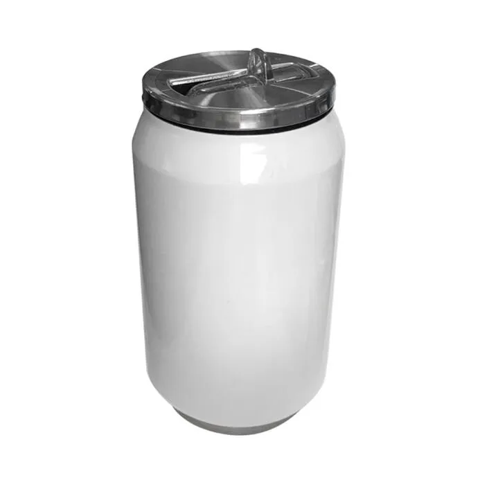 Courage Termo lata doble pared blanco · 280ml