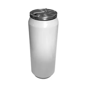Courage Termo lata doble pared blanco · 450ml
