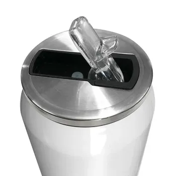 Courage Termo lata doble pared blanco · 450ml
