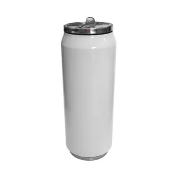 Courage Termo lata doble pared blanco · 450ml