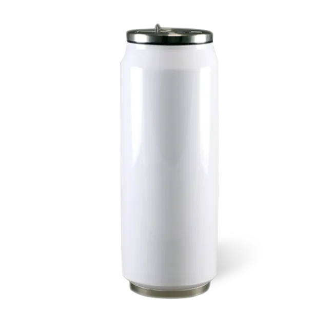 Courage Termo lata doble pared blanco · 450ml