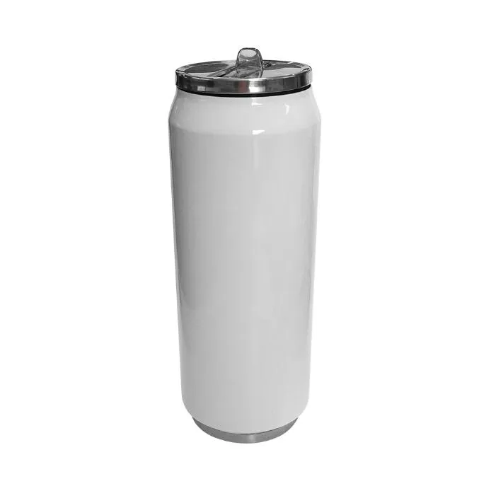 Courage Termo lata doble pared blanco · 450ml