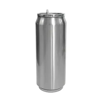 Courage Termo lata doble pared plata · 450ml