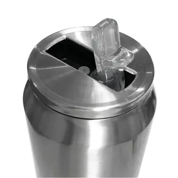 Courage Termo lata doble pared plata · 450ml