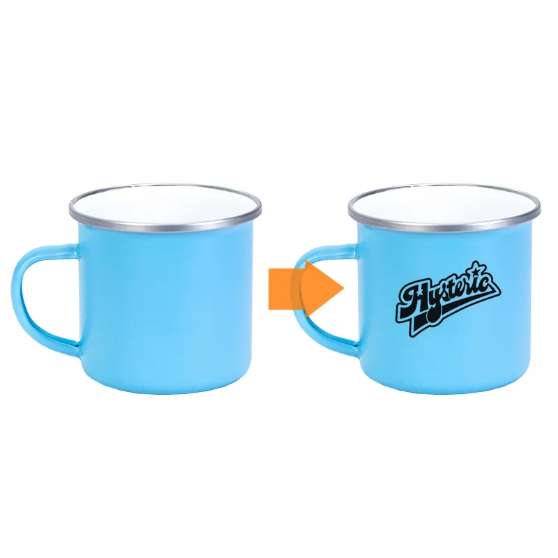 OEM Taza enamel negro 12oz