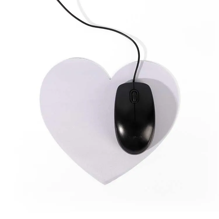 Mousepad corazón sublimable neopreno 5mm