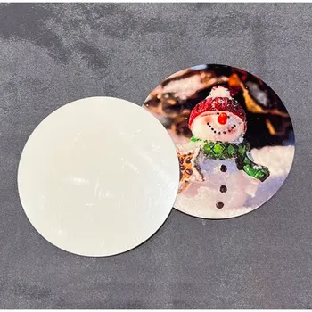 Posavaso circular MDF + corcho sublimable