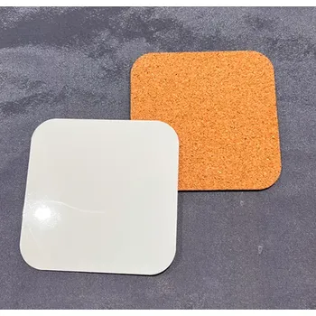 Posavaso cuadrado MDF + corcho sublimable