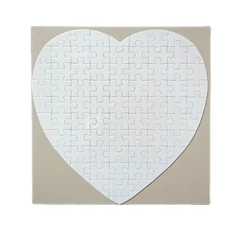 Rompecabezas corazón A4 sublimable