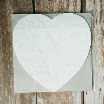 Rompecabezas corazón A4 sublimable