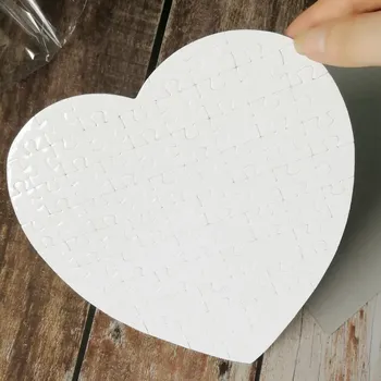 Rompecabezas corazón A4 sublimable