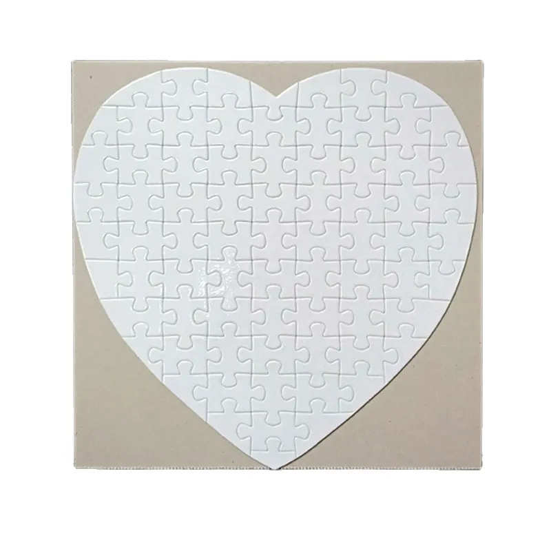 Rompecabezas corazón A4 sublimable