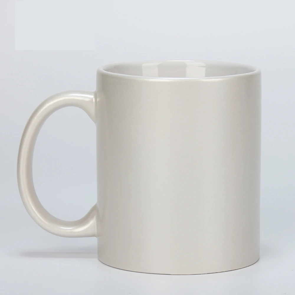 Doceperu Taza plateada metálica con caja individual · 11oz