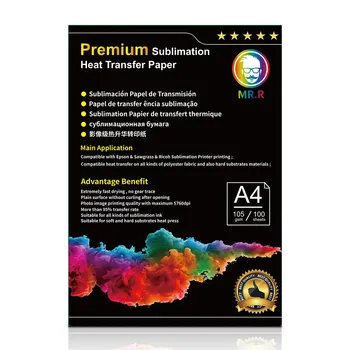 Papel de sublimación 105 g A4 · 100 hojas