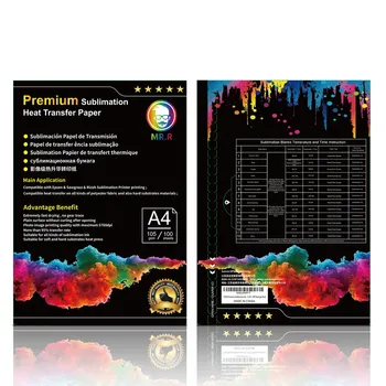 Papel de sublimación 105 g A4 · 100 hojas