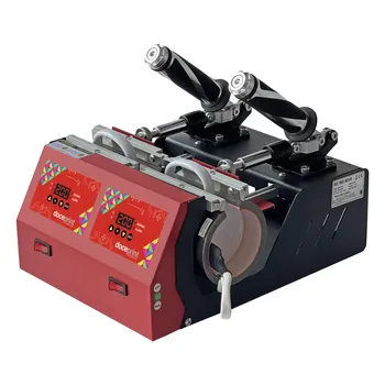 DocePrint Prensa semiautomática doble estación para sublimar tazas 11 Oz - 15 Oz