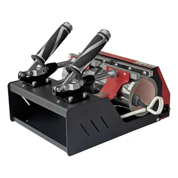 DocePrint Prensa semiautomática doble estación para sublimar tazas 11 Oz - 15 Oz