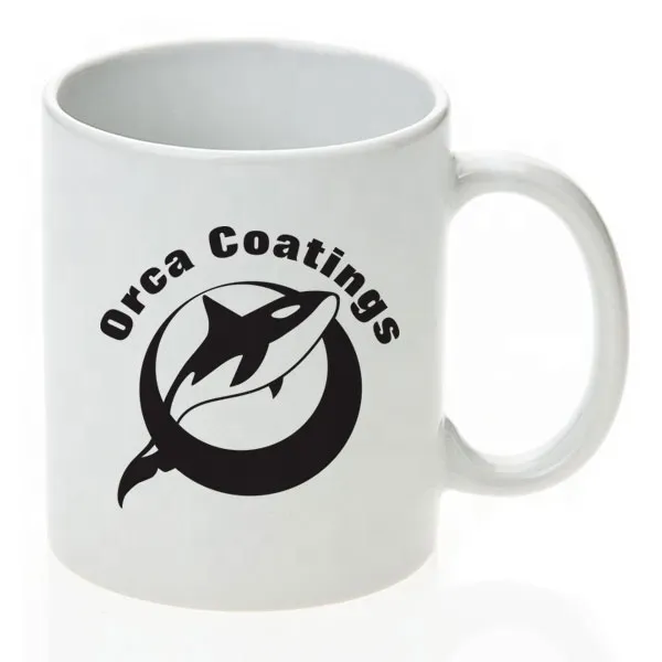 Doceperu Taza sublimable blanca con caja individual premium · 11oz
