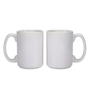 Doceperu Taza sublimable blanca con caja individual · 15oz