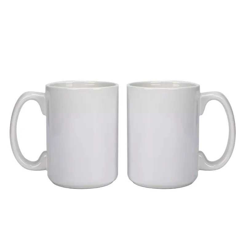 Doceperu Taza sublimable blanca con caja individual · 15oz