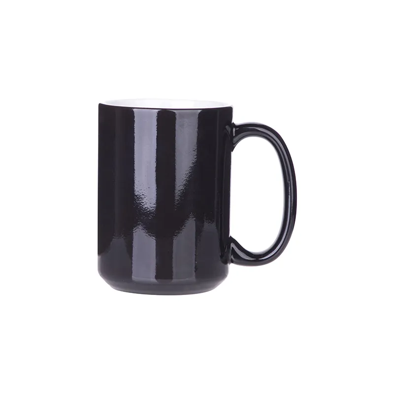 Doceperu Taza mágica negra con caja individual · 11oz