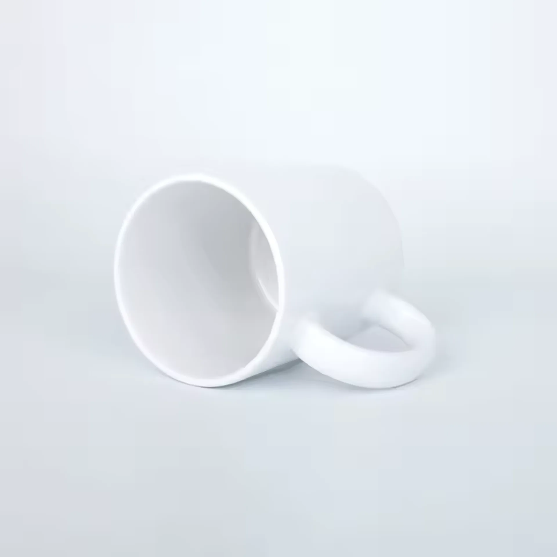 Taza Blanca de 11 oz para Sublimación – Cerámica con Recubrimiento Premium - Sin Caja Individual