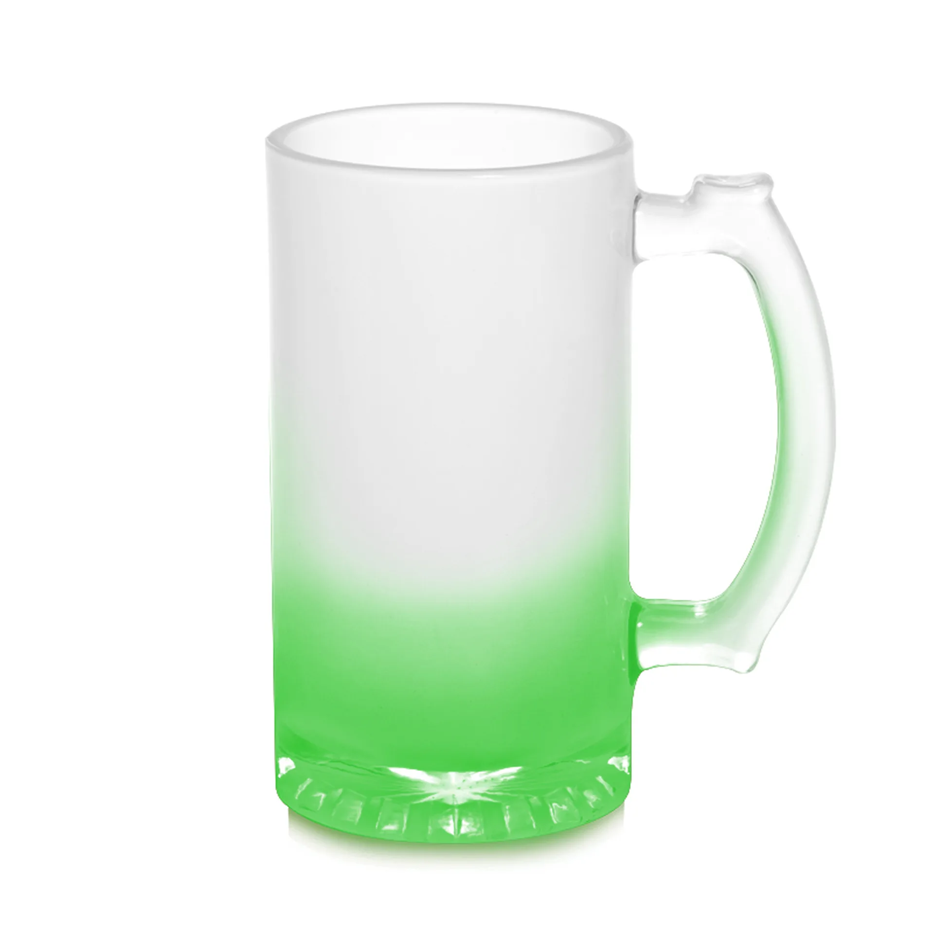 Chopp de Vidrio Pavonado 16 oz – Interior Verde