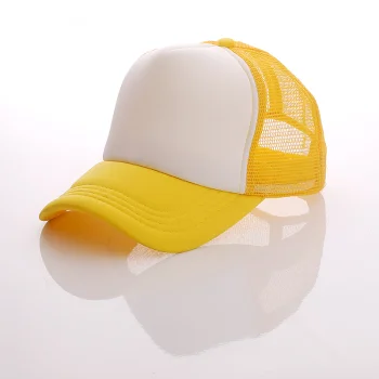 Gorra Trucker para Sublimacion - Amarillo