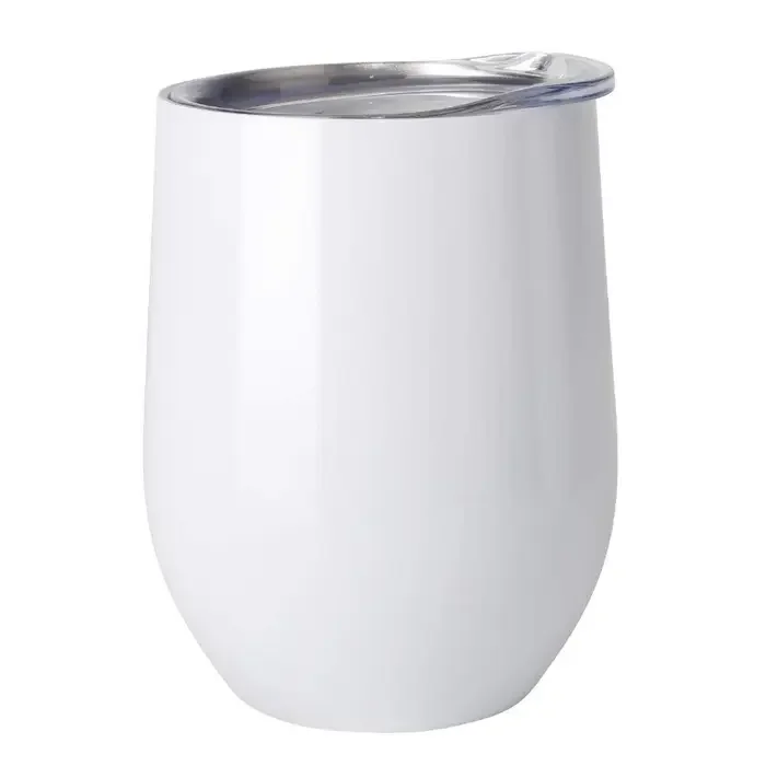Vaso Térmico 12 oz para Sublimación | Tumbler de Acero Inoxidable Doble Pared con Tapa - Personalizable